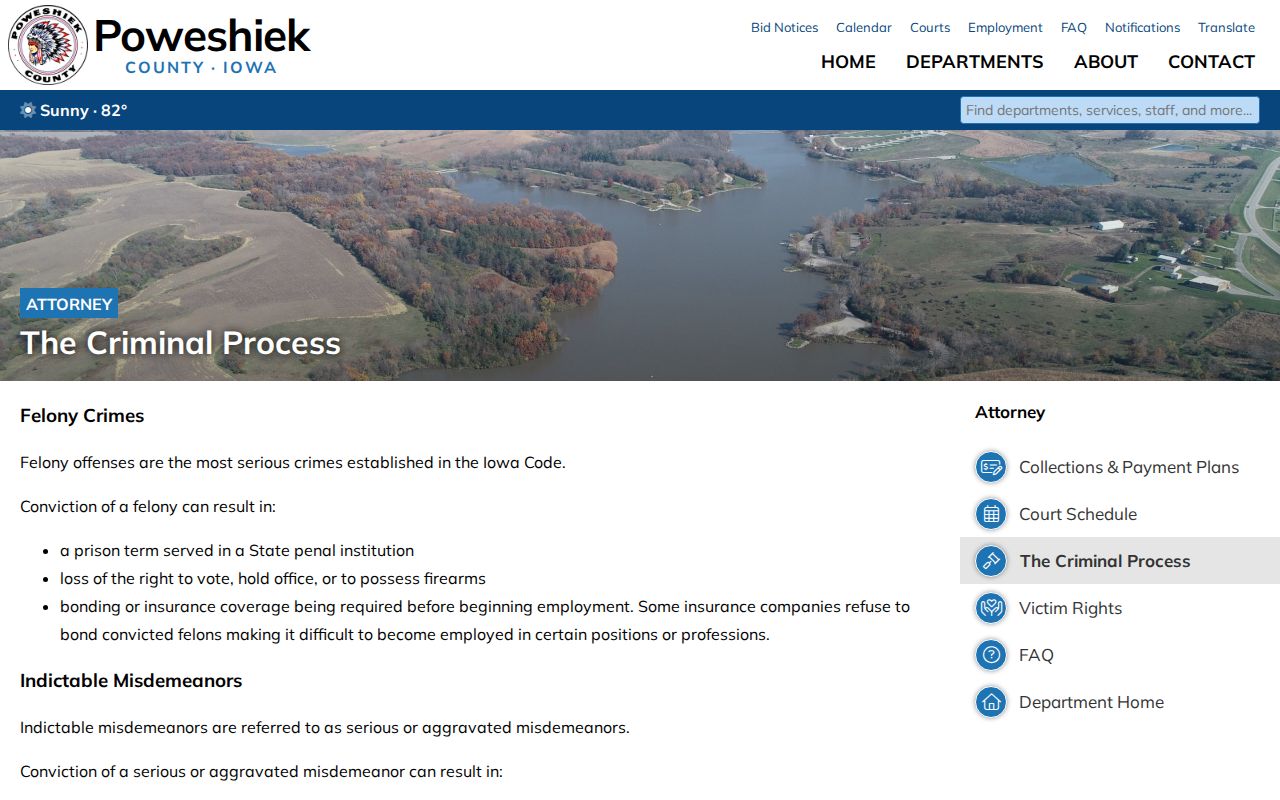 Poweshiek County warrant search criminal process source