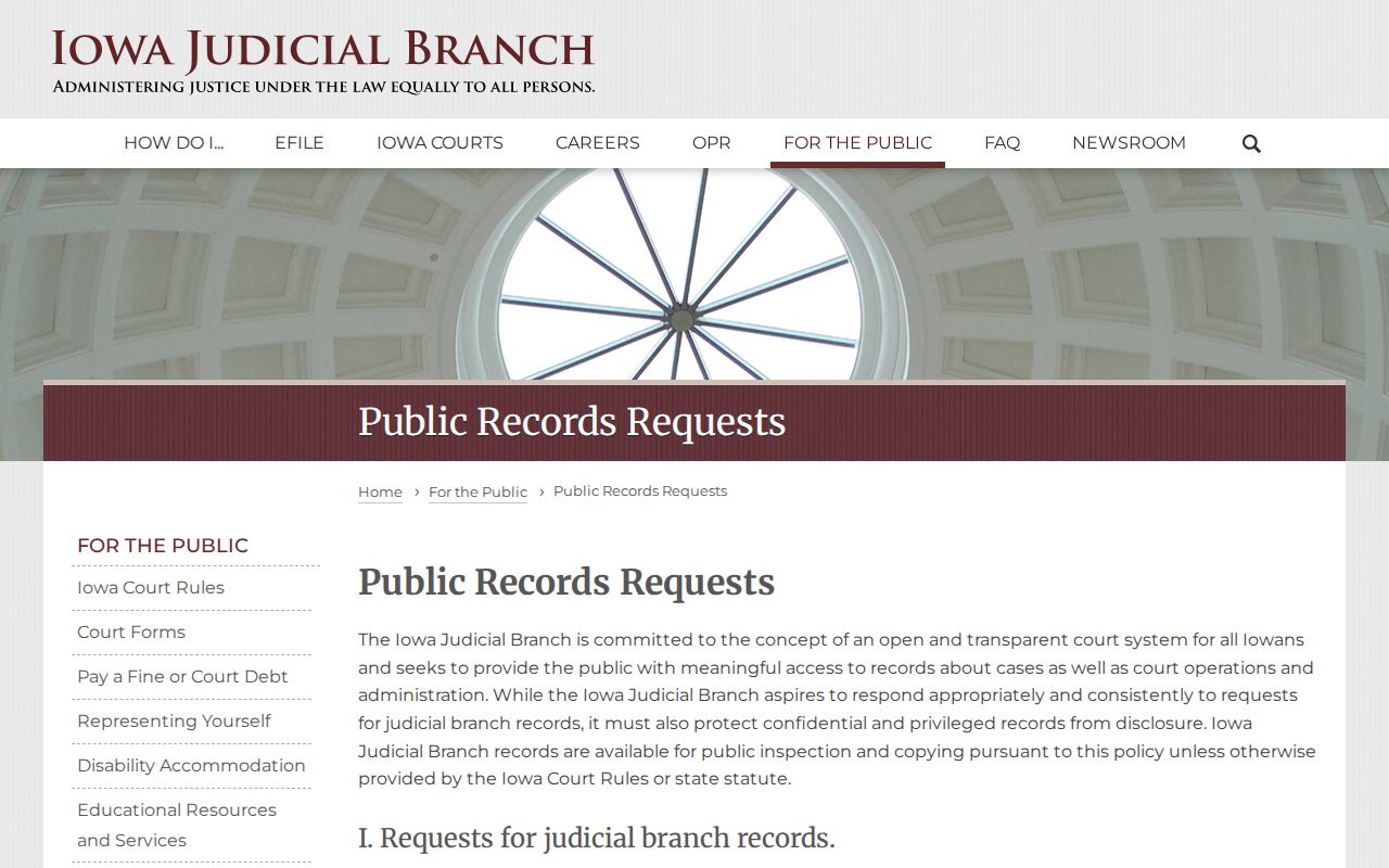 Poweshiek County active warrant records request rules